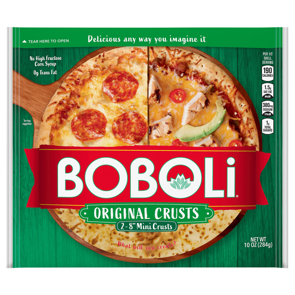 Boboli Mini Pizza Crusts 8 Inch - 2 ct