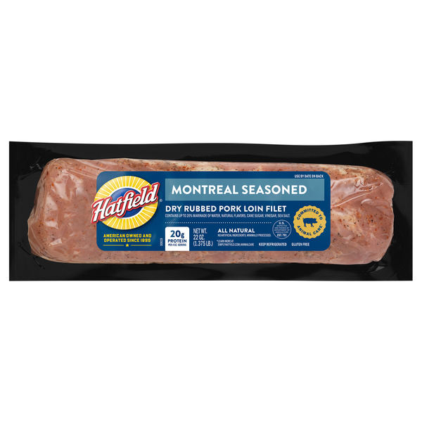 Hatfield Montreal Seasoned Dry Rubbed Marinated Pork Loin Filet