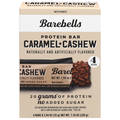Barebells No Added Sugar Caramel + Cashew Protein Bars - 4 ct