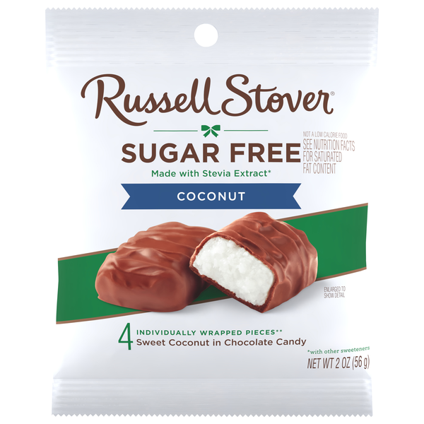 Russell Stover Sugar Free Coconut in Chocolate Candy