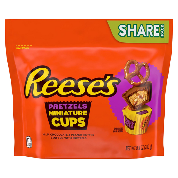 Save on Reese's Miniature Cups w/Pretzels Milk Chocolate Peanut Butter