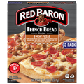 Red Baron French Bread Singles 3 Meat Pizza - 2 ct Frozen