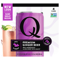 Q Premium Ginger Beer - 4 pk