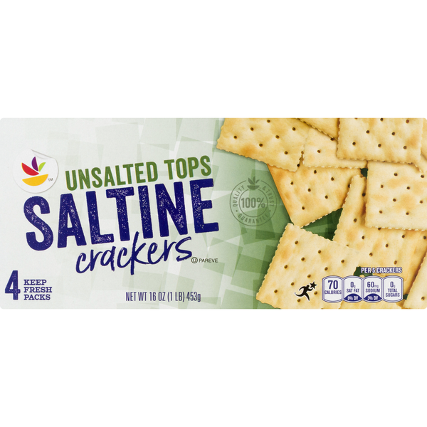 Stop & Shop Unsalted Tops Saltine Crackers