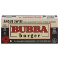 Bubba Burger Swiss 1/3 lb Angus Beef Chuck Patties - 6 ct Frozen
