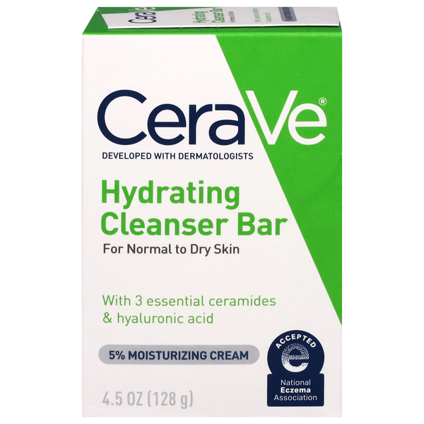 CeraVe Hydrating Cleanser Soap Bar For Normal to Dry Skin