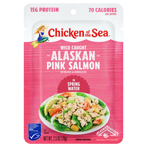 Save on Chicken of the Sea Alaskan Pink Salmon Pouch Boneless Skinless