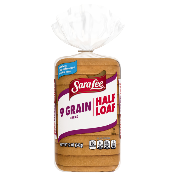 Sara Lee Half Loaf 9 Grain Bread