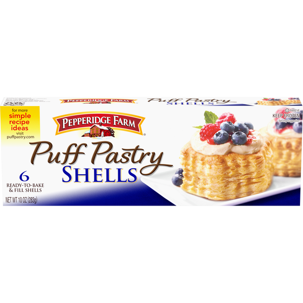 Pepperidge Farm Puff Pastry Shells - 6 ct Frozen