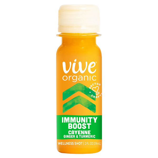 Vive Organic Cayenne Ginger Turmeric Immunity Boost Wellness Shot