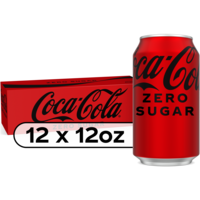 Coca-Cola Zero Sugar Cola Soda - 12 pk | Hannaford