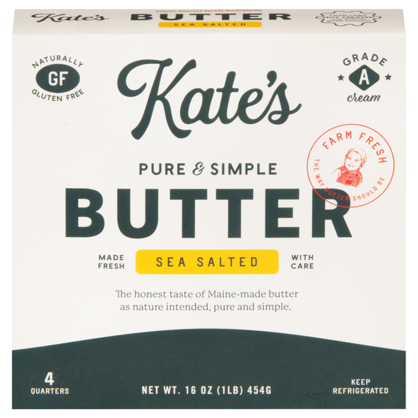 Kate's Homemade Sea Salted Butter Sticks - 4 ct