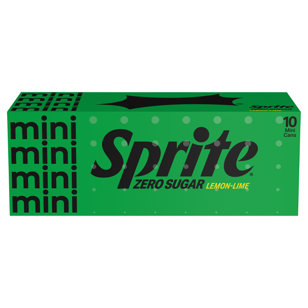 Sprite Zero Sugar Lemon Lime Soda Mini - 10 pk