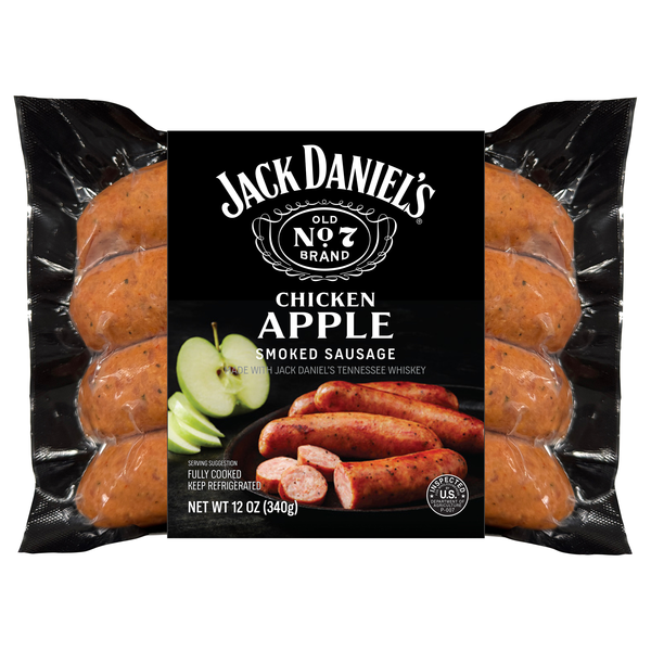 Jack Daniel's Chicken Apple Smoked Sausage Links - 4 ct