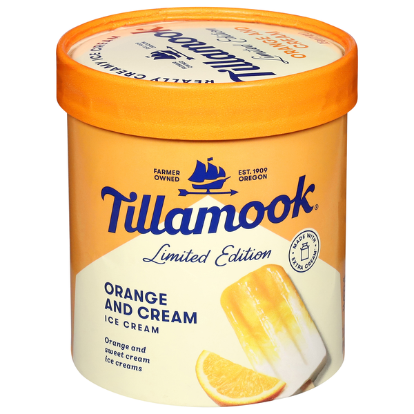Tillamook Limited Edition Orange & Cream Ice Cream
