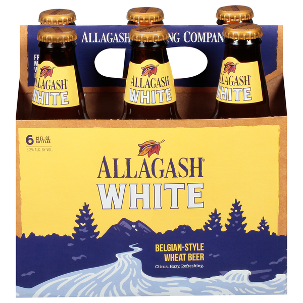 Allagash Belgian Style Wheat Beer White Beer - 12 pk