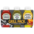 Heinz Grill Pack Tomato Ketchup Sweet Relish & Yellow Mustard - 3 ct
