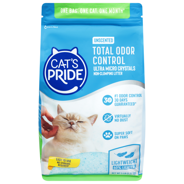 Cat's Pride Total Odor Control Unscented Non Clumping Litter