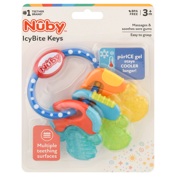 Nuby IcyBite Keys Soothing Teether