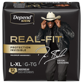 Depend Real Fit Men's Incontinence Underwear L/XL
