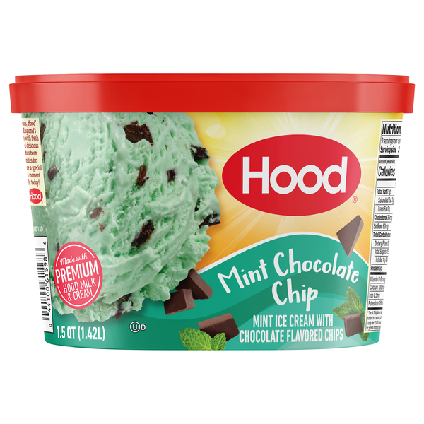 Hood Mint Chocolate Chip Ice Cream