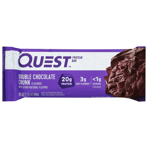 Quest Keto Friendly Double Chocolate Chunk 20g Protein Bar