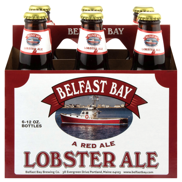Belfast Bay Lobster Red Ale Beer - 6 pk