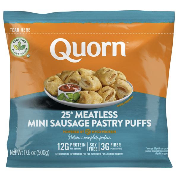 Quorn Meatless Mini Sausage Pastry Puffs