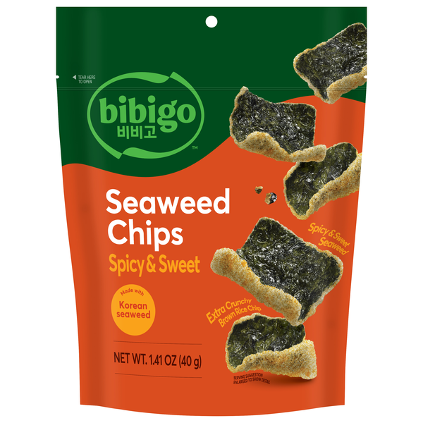 Bibigo Spicy & Sweet Seaweed Chips