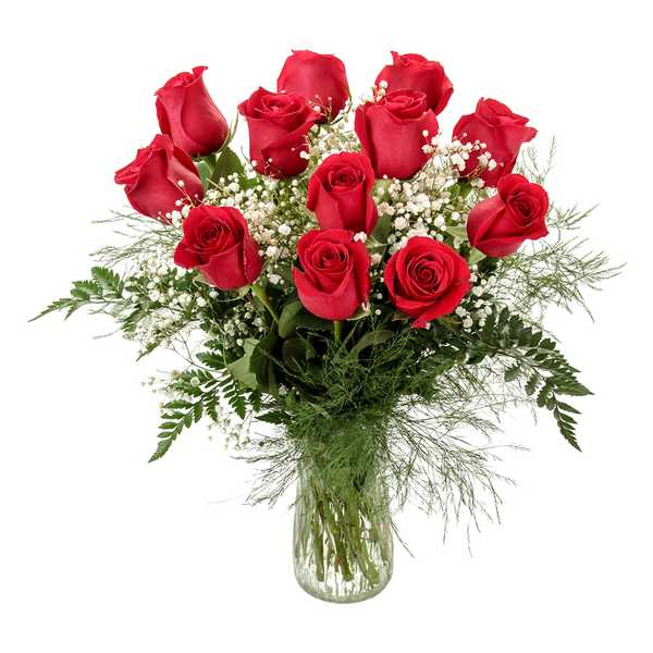 Save On Roses Red Arrangement With Vase Order Online Delivery Giant Save On Roses Red Arrangement With Vase Order Online Delivery Giant