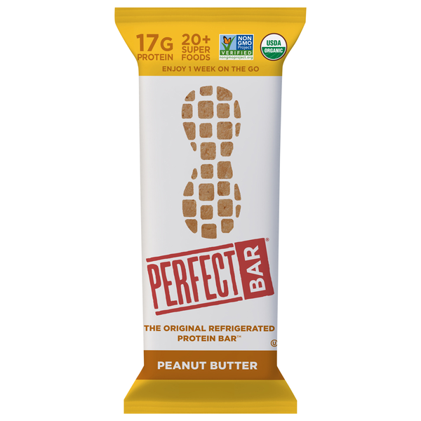 Perfect Bar Organic Peanut Butter Protein Bar Refrigerated