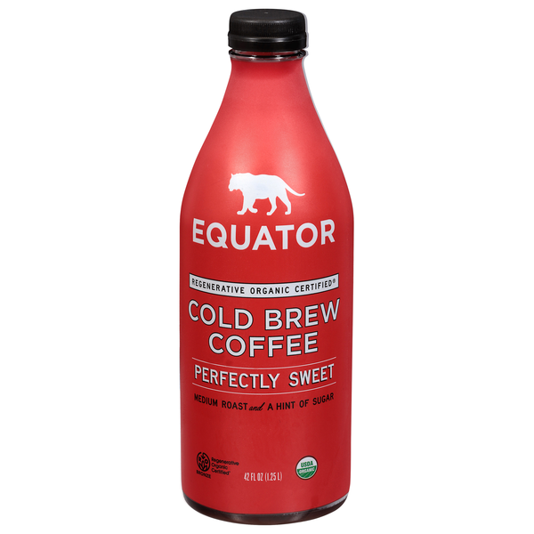 Equator Organic Perfectly Sweet Cold Brew Coffee Refrigerated
