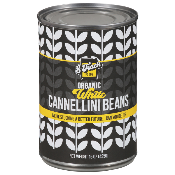 8 Track Foods Organic White Cannellini Beans
