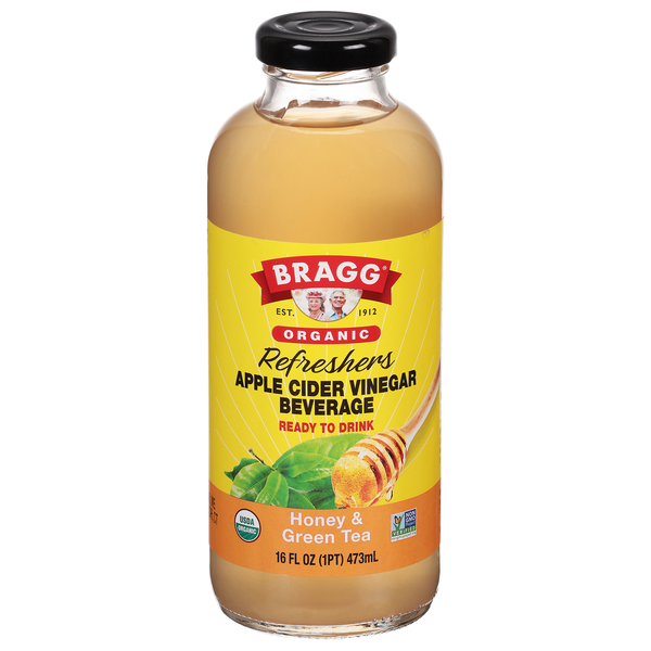 Bragg Refreshers Organic Honey & Green Tea Apple Cider Vinegar Beverage