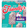 Friendly's Unicorn Sparkle Frozen Dairy Dessert Bars - 6 ct
