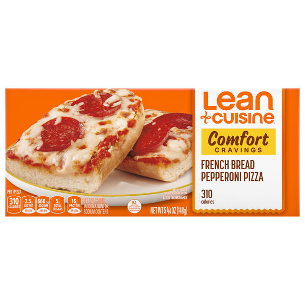 Lean Cuisine Comfort Cravings French Bread Pepperoni Pizza Frozen