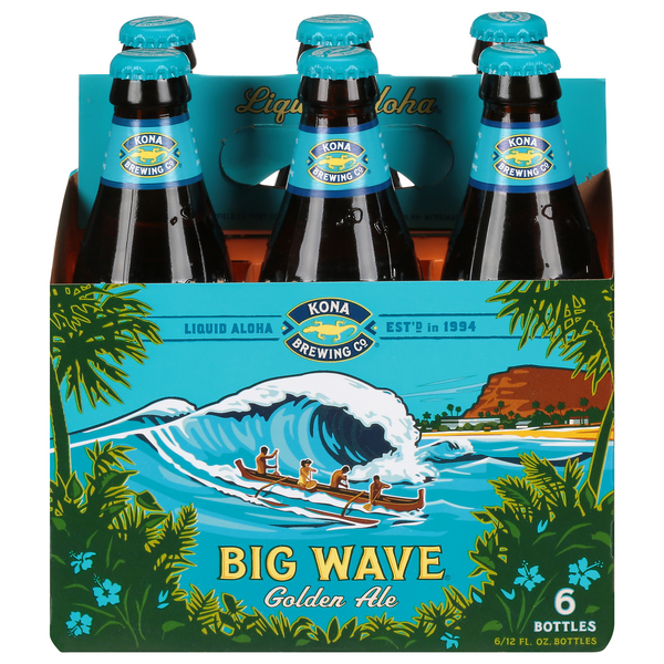 Save on Kona Brewing Co. Big Wave Golden Ale Beer 6 pk Order Online