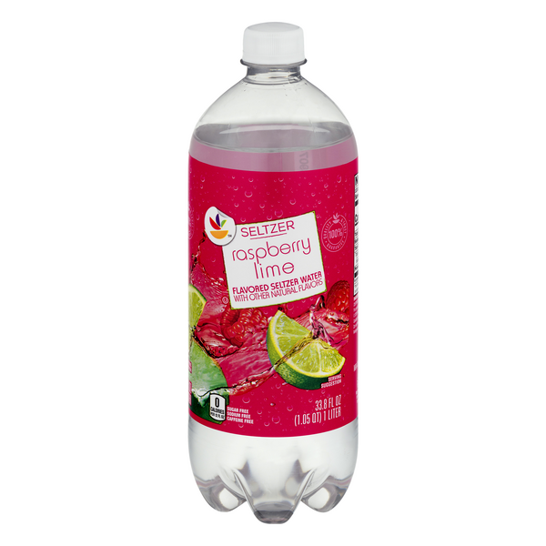 Save on Stop & Shop Seltzer Water Raspberry Lime Order Online Delivery Stop & Shop