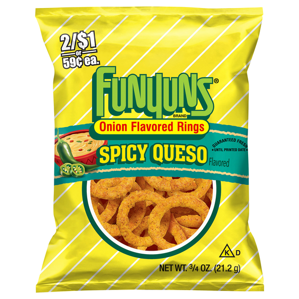 Save on Funyuns Onion Flavored Rings Spicy Queso Flavored Order Online