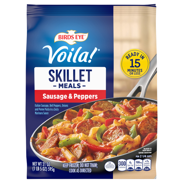 Birds Eye Voila! Sausage & Peppers Frozen Skillet Meal