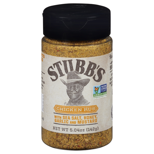 Stubb's Chicken Rub with Sea Salt Honey Garlic & Mustard