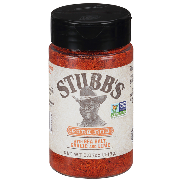 Stubb's Pork Rub with Sea Salt Garlic & Lime