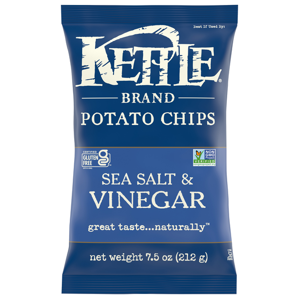 Kettle Brand Gluten Free Sea Salt & Vinegar Potato Chips