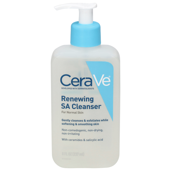 CeraVe Renewing SA Cleanser for Normal Skin Pump Salicylic Acid