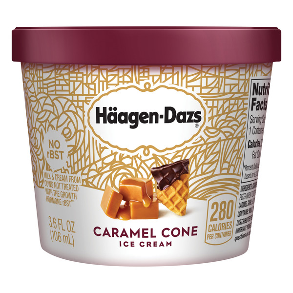 Save on HaagenDazs Ice Cream Caramel Cone Single Serve Order Online
