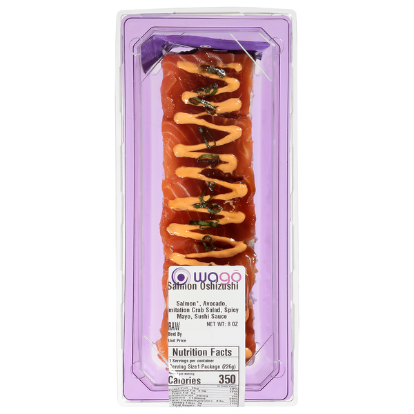 WAGO Salmon Oshizushi Sushi Roll