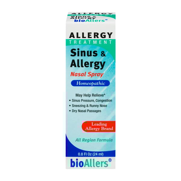 BioAllers Nasal Spray Homeopathic Sinus & Allergy Treatment