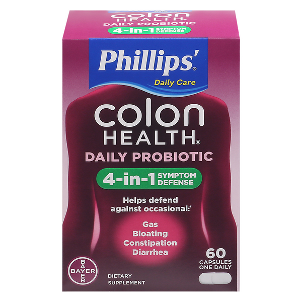 Phillips' Colon Health Daily Probiotic 4-in-1 Symptom Defense
