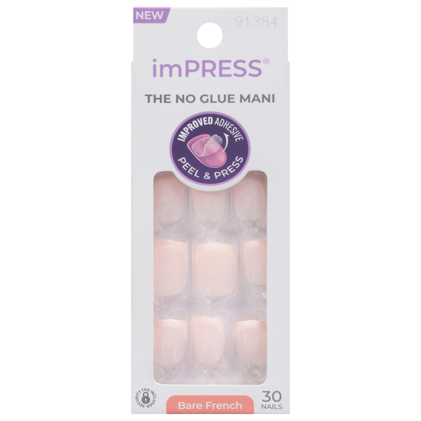 imPRESS No Glue Mani Bare French Press On Nails