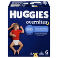 Huggies Overnites Size 6 Baby Diapers 35+ lb